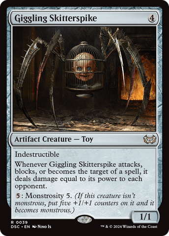 Giggling Skitterspike [Duskmourn: House of Horror Commander]