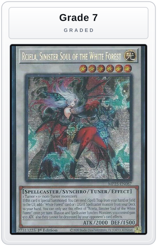 Graded - Rciela, Sinister Soul of the White Forest — Grade 7 graded overlay