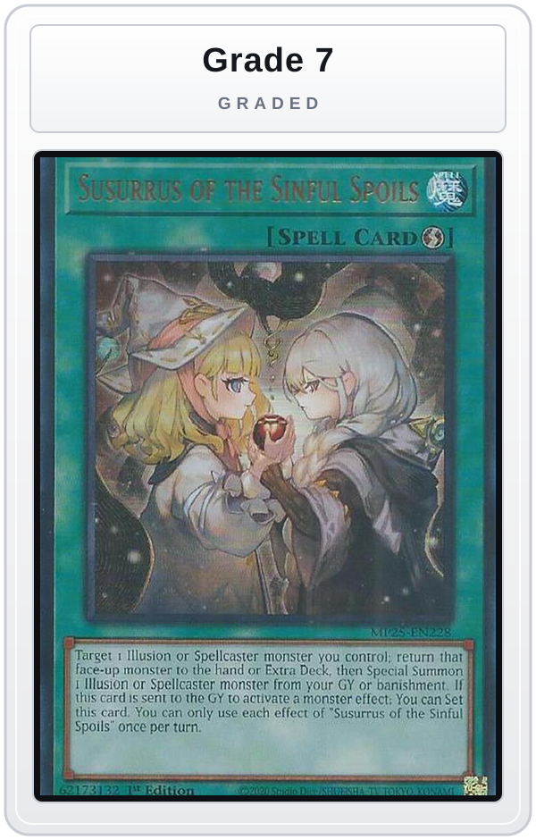 Graded - Susurrus of the Sinful Spoils — Grade 7 graded overlay