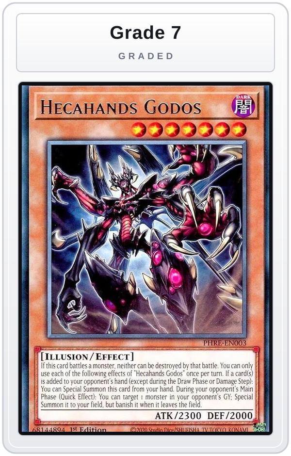 Graded - Hecahands Godos — Grade 7 graded overlay