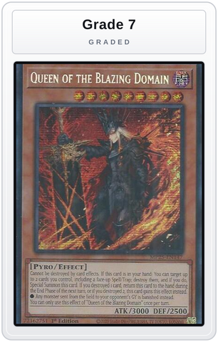 Graded - Queen of the Blazing Domain — Grade 7 graded overlay