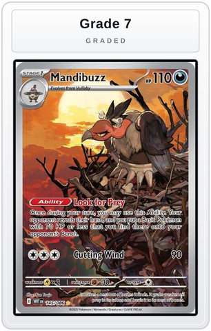 Graded - Mandibuzz - 145/086 — Grade 7 graded overlay