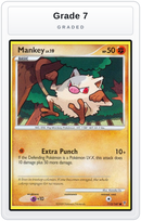 Graded - Mankey — Grade 7 graded overlay