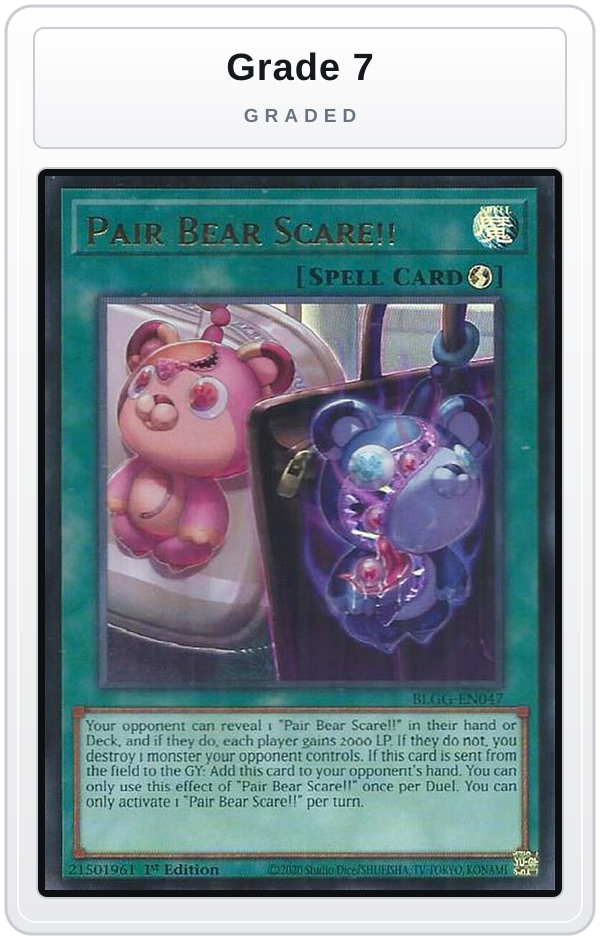 Graded - Pair Bear Scare!! — Grade 7 graded overlay