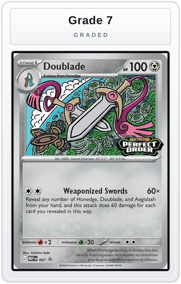 Graded - Doublade - 067 — Grade 7 graded overlay