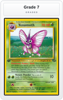 Graded - Venomoth (29) — Grade 7 graded overlay