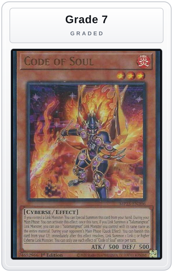 Graded - Code of Soul — Grade 7 graded overlay