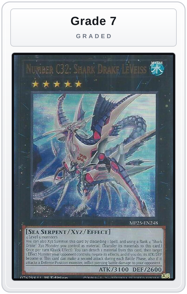 Graded - Number C32: Shark Drake LeVeiss — Grade 7 graded overlay