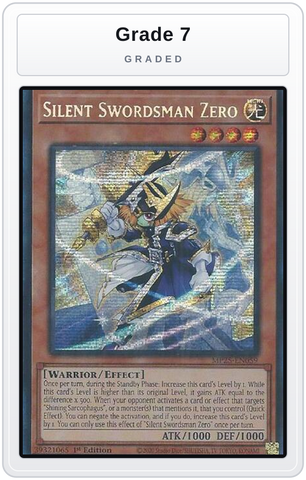 Graded - Silent Swordsman Zero — Grade 7 graded overlay