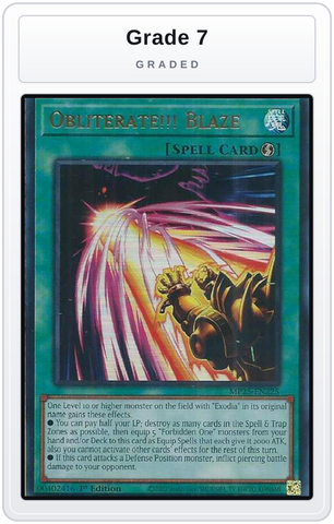 Graded - Obliterate!!! Blaze — Grade 7 graded overlay