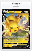 Graded - Pikachu V - 043/185 (