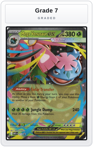 Graded - Mega Venusaur ex - 013 — Grade 7 graded overlay
