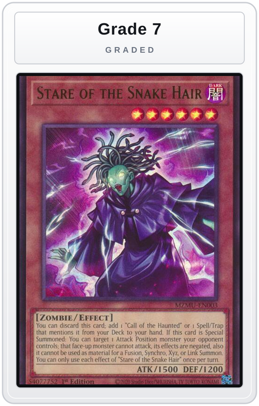 Graded - Stare of the Snake Hair — Grade 7 graded overlay