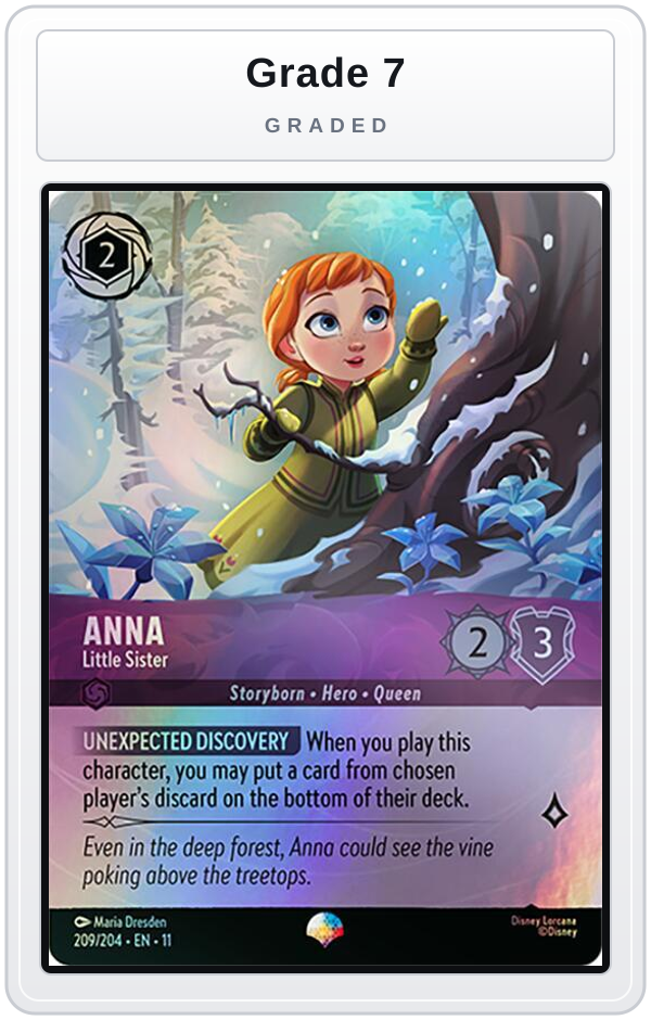 Graded - Anna - Little Sister (Epic) — Grade 7 graded overlay