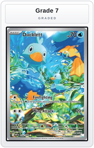 Graded - Ducklett - 109/086 — Grade 7 graded overlay
