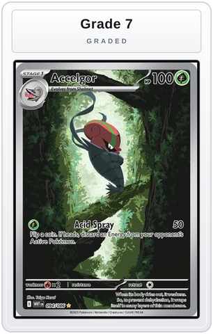 Graded - Accelgor - 094/086 — Grade 7 graded overlay