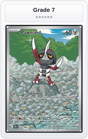 Graded - Pawniard - 142/086 — Grade 7 graded overlay