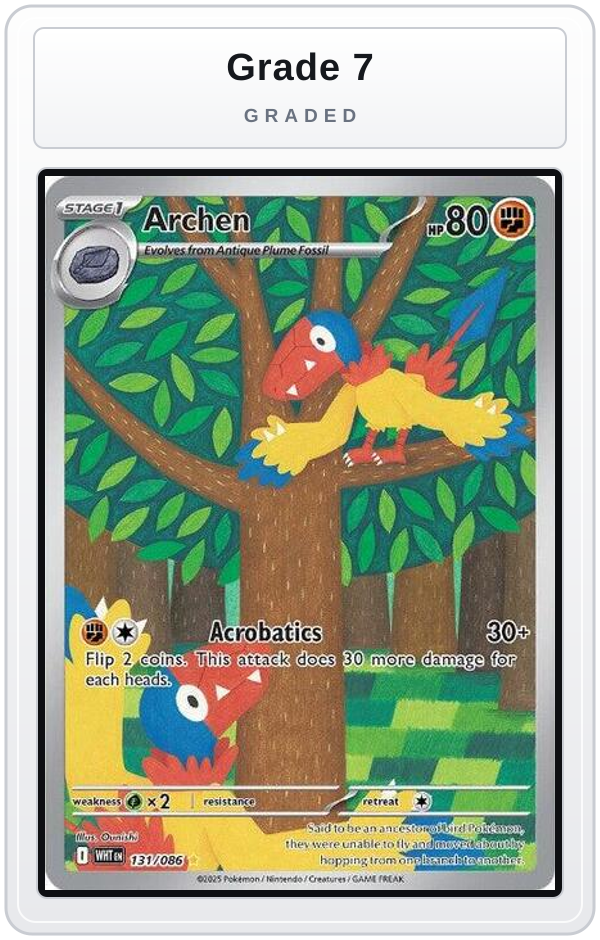 Graded - Archen - 131/086 — Grade 7 graded overlay