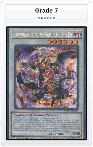 Graded - Legendary Lord Six Samurai - Shi En — Grade 7 graded overlay