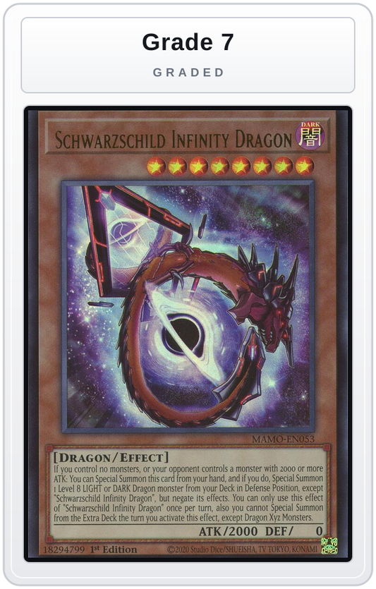 Graded - Schwarzschild Infinity Dragon — Grade 7 graded overlay