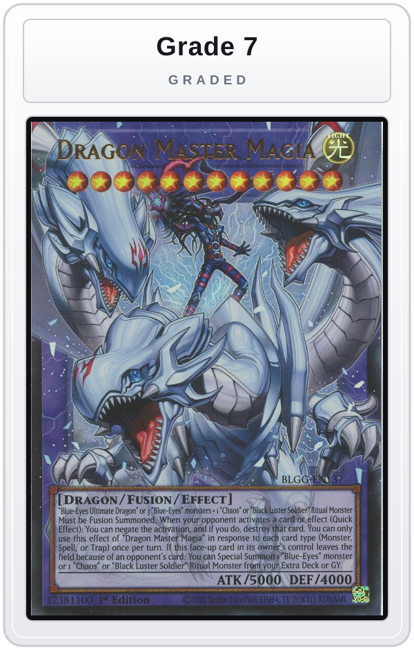 Graded - Dragon Master Magia — Grade 7 graded overlay