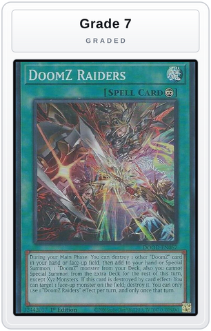 Graded - DoomZ Raiders — Grade 7 graded overlay