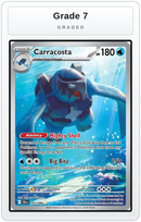 Graded - Carracosta - 107/086 — Grade 7 graded overlay