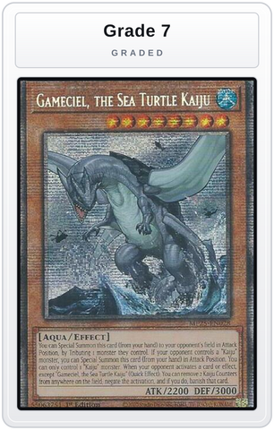Graded - Gameciel, the Sea Turtle Kaiju — Grade 7 graded overlay