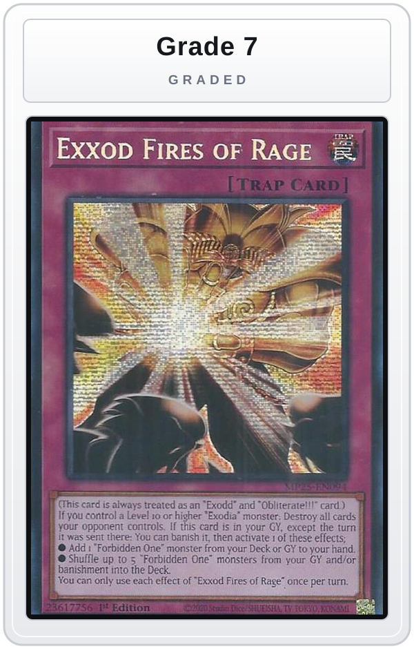 Graded - Exxod Fires of Rage — Grade 7 graded overlay