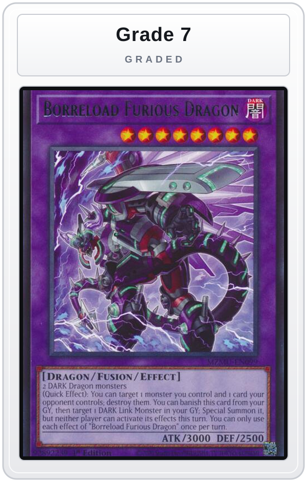 Graded - Borreload Furious Dragon — Grade 7 graded overlay
