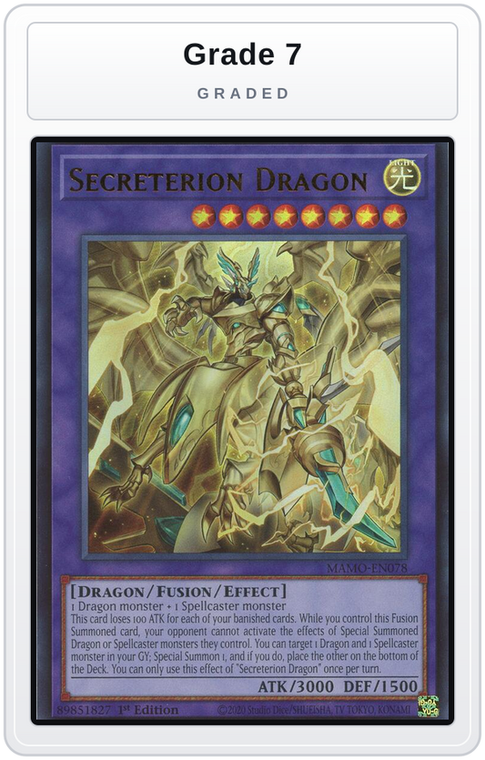 Graded - Secreterion Dragon — Grade 7 graded overlay