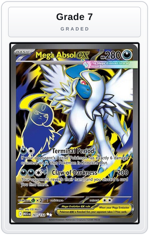 Graded - Mega Absol ex - 161/132 — Grade 7 graded overlay