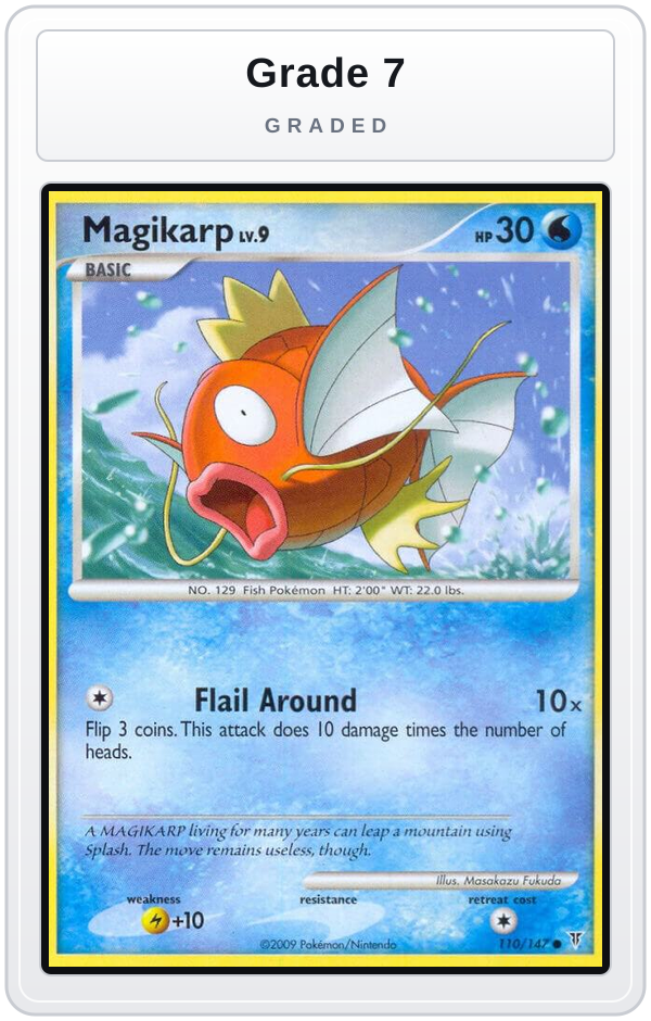 Graded - Magikarp — Grade 7 graded overlay