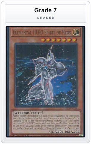 Graded - Elemental HERO Spirit of Neos — Grade 7 graded overlay