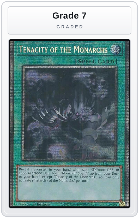 Graded - Tenacity of the Monarchs — Grade 7 graded overlay