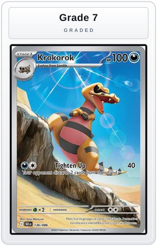 Graded - Krokorok - 136/086 — Grade 7 graded overlay