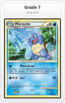 Graded - Wartortle — Grade 7 graded overlay