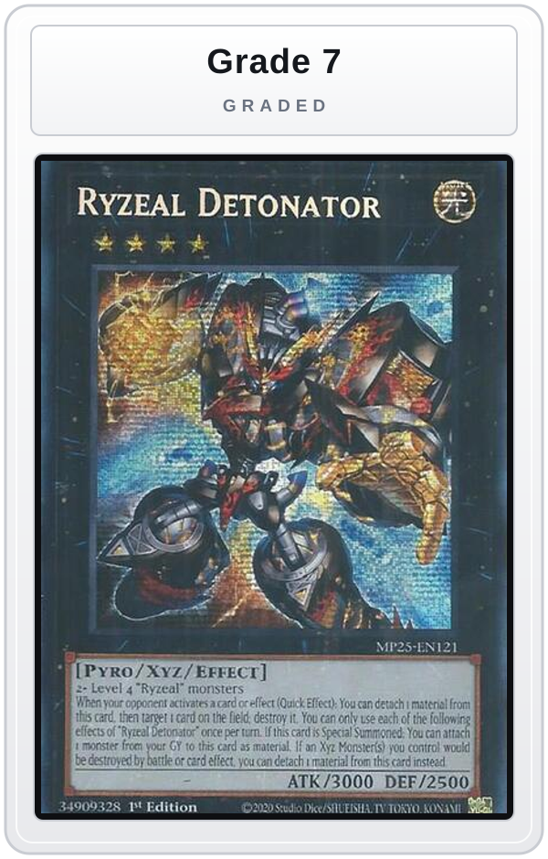 Graded - Ryzeal Detonator — Grade 7 graded overlay