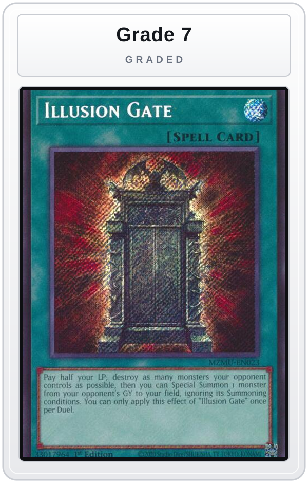 Graded - Illusion Gate — Grade 7 graded overlay
