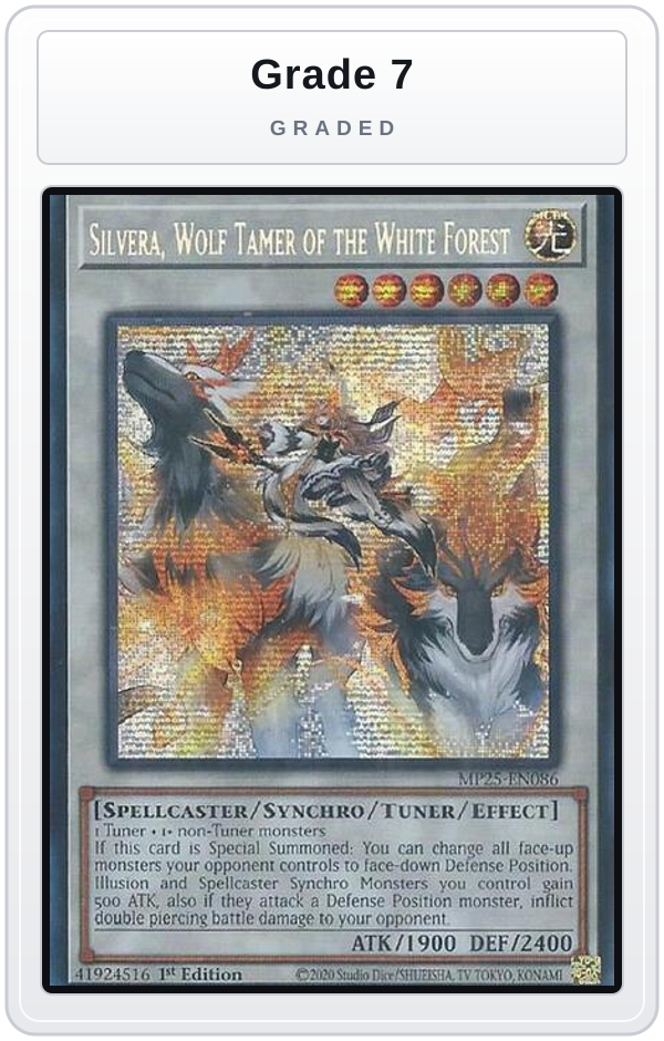 Graded - Silvera, Wolf Tamer of the White Forest — Grade 7 graded overlay
