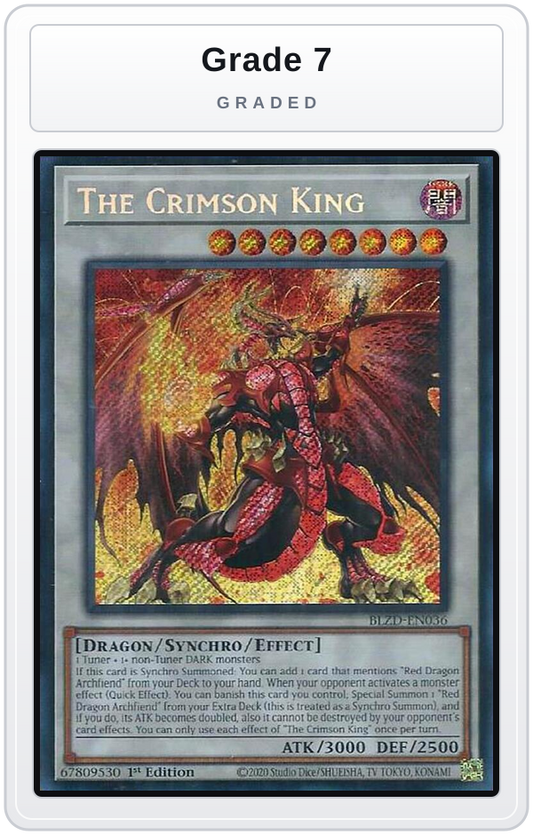 Graded - The Crimson King — Grade 7 graded overlay
