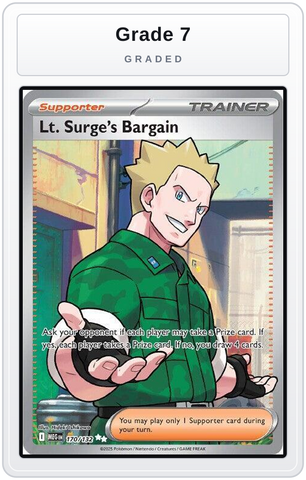Graded - Lt. Surge's Bargain - 170/132 — Grade 7 graded overlay