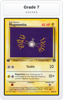 Graded - Magnemite — Grade 7 graded overlay