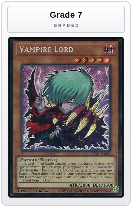 Graded - Vampire Lord — Grade 7 graded overlay