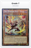 Graded - Sky Striker Ace - Raye (Alternate Art) (Starlight Rare) — Grade 7 graded overlay