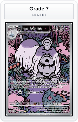 Graded - Houndstone - 145/132 — Grade 7 graded overlay