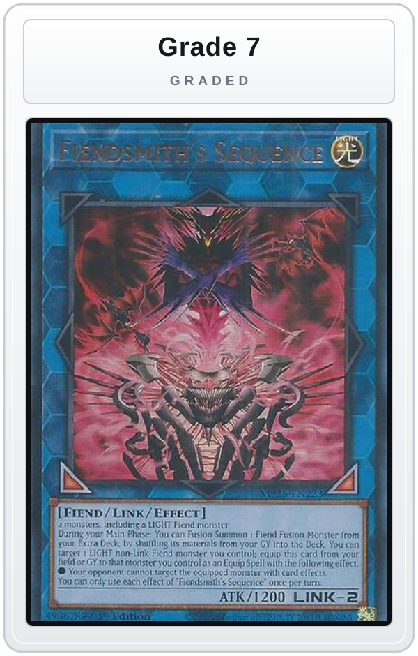 Graded - Fiendsmith's Sequence — Grade 7 graded overlay