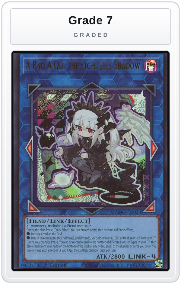 Graded - A Bao A Qu, the Lightless Shadow — Grade 7 graded overlay
