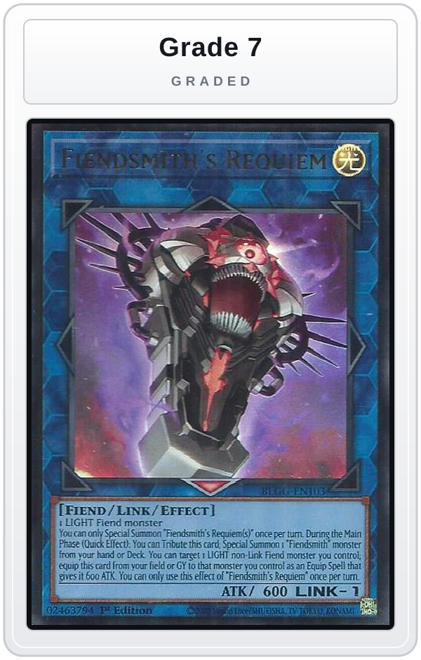Graded - Fiendsmith's Requiem — Grade 7 graded overlay