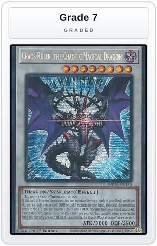 Graded - Chaos Ruler, the Chaotic Magical Dragon — Grade 7 graded overlay
